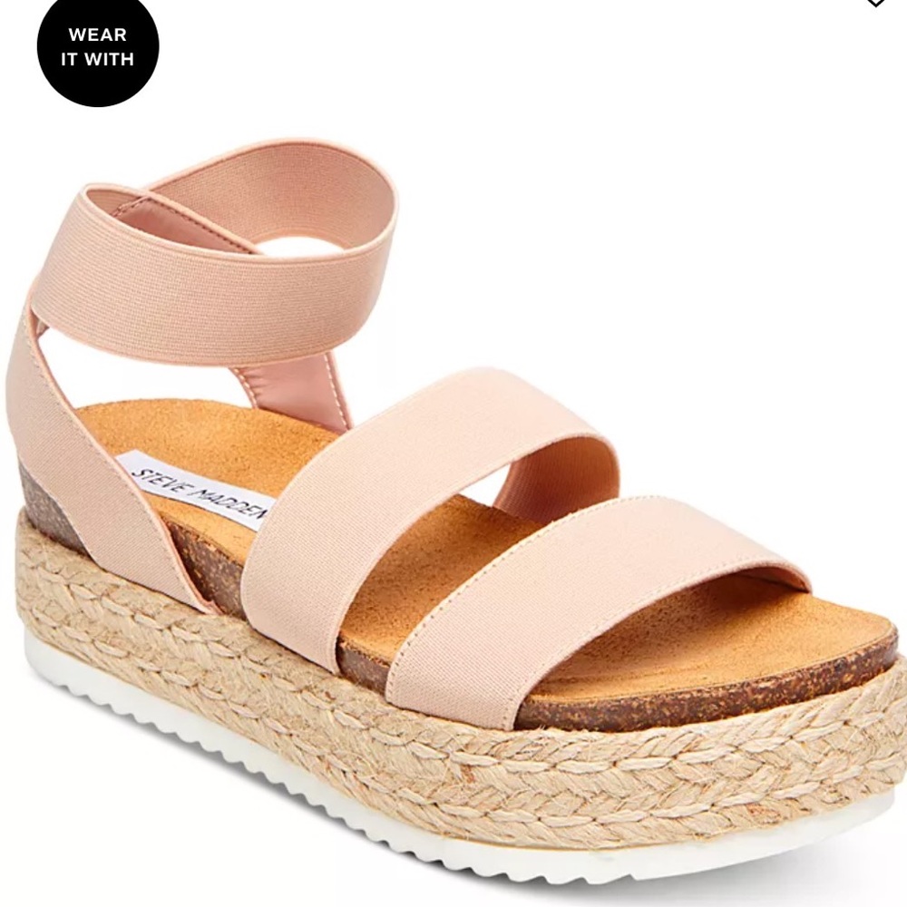 Steve Madden Kimmie Flatform Espadrille Sandals